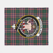 Clan MacFarlane Hunting Ancient Tartan Pset Fleece Deken (Voorkant (Horizontaal))