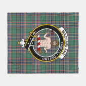 Clan MacFarlane Hunting Modern Tartan Pset Fleece Deken (Voorkant (Horizontaal))