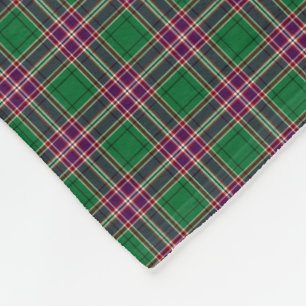 Clan MacFarlane Hunting Tartan Fleece Deken