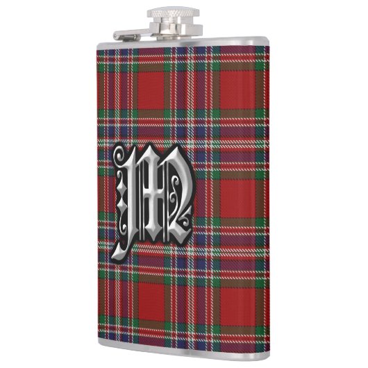 Clan MacFarlane McFarland Tartan Flask Heupfles (Links)