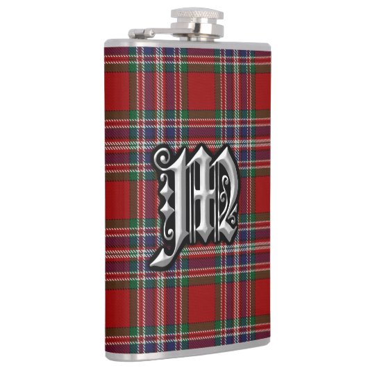 Clan MacFarlane McFarland Tartan Flask Heupfles (Rechts)