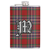 Clan MacFarlane McFarland Tartan Flask Heupfles (Voorkant)