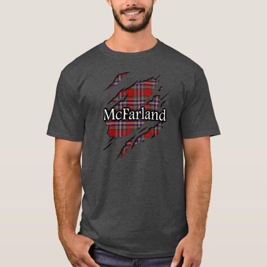 Clan MacFarlane McFarland Tartan Spirit Shirt (Voorkant)