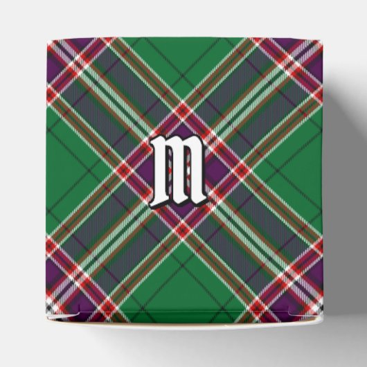 Clan MacFarlane Moderne Jacht Tartan Bedankdoosjes (Bovenkant)