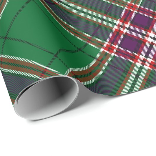 Clan MacFarlane Moderne Jacht Tartan Cadeaupapier (Rol Hoek)