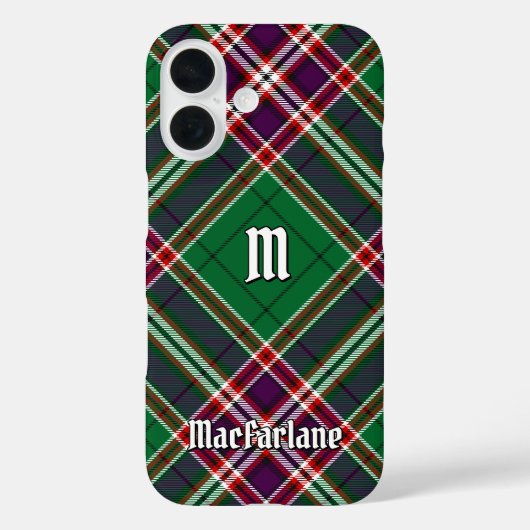 Clan MacFarlane Moderne Jacht Tartan Case-Mate iPhone Case (Achterkant)