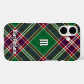 Clan MacFarlane Moderne Jacht Tartan Case-Mate iPhone Case (Achterkant (horizontaal))
