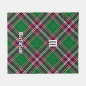 Clan MacFarlane Moderne Jacht Tartan Fleece Deken (Voorkant (Horizontaal))