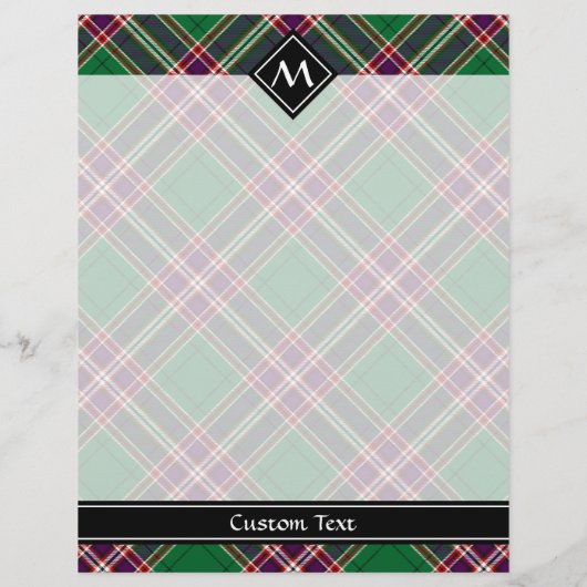 Clan MacFarlane Moderne Jacht Tartan Flyer (Achterkant)