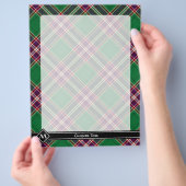 Clan MacFarlane Moderne Jacht Tartan Flyer (Hand)