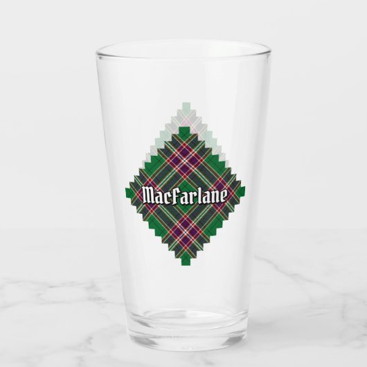Clan MacFarlane Moderne Jacht Tartan Glas (Achterkant)