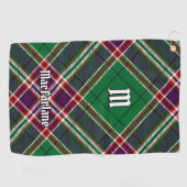 Clan MacFarlane Moderne Jacht Tartan Golfhanddoek (Horizontaal)