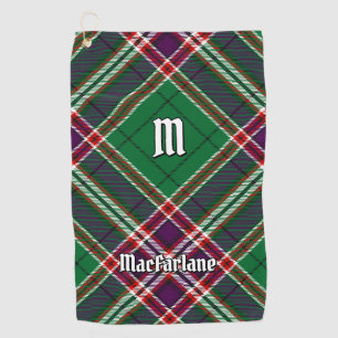 Clan MacFarlane Moderne Jacht Tartan Golfhanddoek