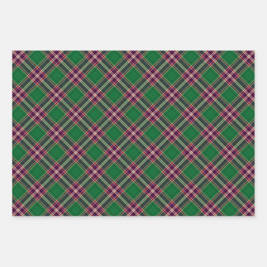 Clan MacFarlane Moderne Jacht Tartan Inpakpapier Vel (Voorkant 2)
