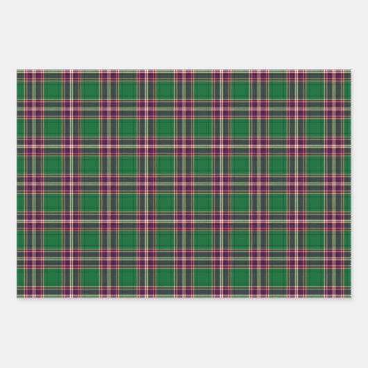 Clan MacFarlane Moderne Jacht Tartan Inpakpapier Vel (Voorkant)