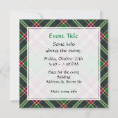 Clan MacFarlane Moderne Jacht Tartan Kaart (Achterkant)