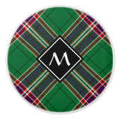 Clan MacFarlane Moderne Jacht Tartan Keramische Knop (Voorkant)