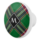 Clan MacFarlane Moderne Jacht Tartan Keramische Knop (Rechts)