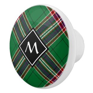 Clan MacFarlane Moderne Jacht Tartan Keramische Knop