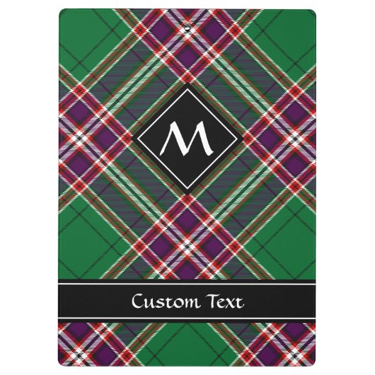 Clan MacFarlane Moderne Jacht Tartan Klembord (Achterkant)