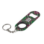 Clan MacFarlane Moderne Jacht Tartan Mini Flessenopener (Voorkant Gekanteld)