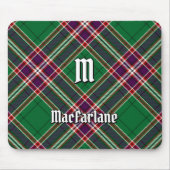 Clan MacFarlane Moderne Jacht Tartan Muismat (Voorkant)