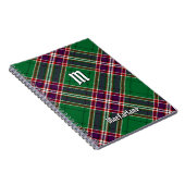 Clan MacFarlane Moderne Jacht Tartan Notitieboek (Rechterzijde)