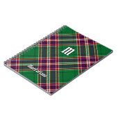 Clan MacFarlane Moderne Jacht Tartan Notitieboek (Linkerzijde)