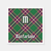 Clan MacFarlane Moderne Jacht Tartan Servet (Voorkant)