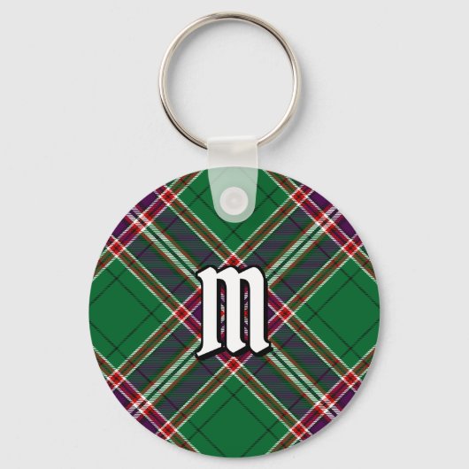 Clan MacFarlane Moderne Jacht Tartan Sleutelhanger (Voorkant)