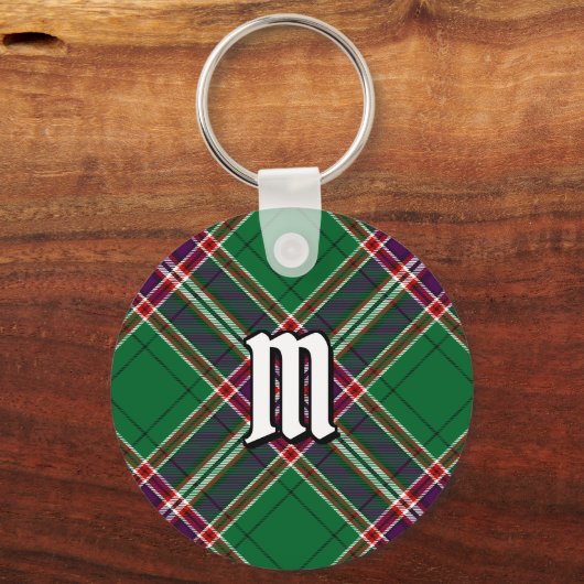 Clan MacFarlane Moderne Jacht Tartan Sleutelhanger (Voorkant)