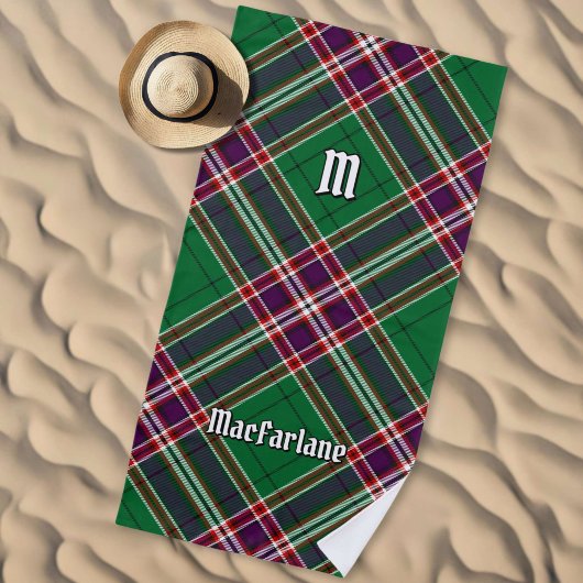 Clan MacFarlane Moderne Jacht Tartan Strandlaken