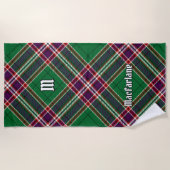 Clan MacFarlane Moderne Jacht Tartan Strandlaken (Voorkant)
