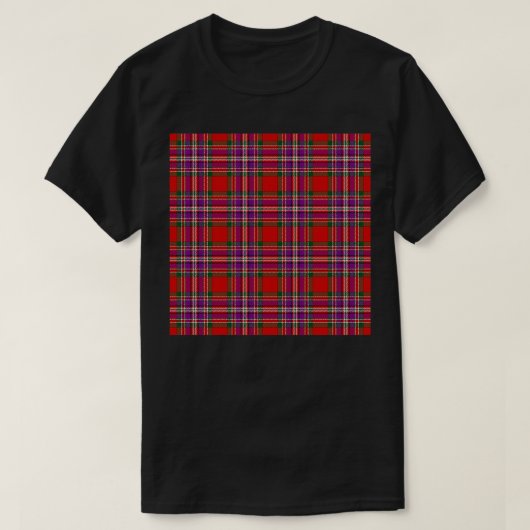 Clan MacFarlane of Clan Lendrum Tartan STA 948 Mod T-shirt (Design voorkant)