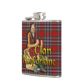 Clan MacFarlane Old Scotland Flask Heupfles (Links)