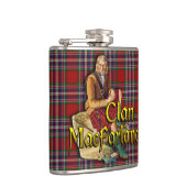 Clan MacFarlane Old Scotland Flask Heupfles (Rechts)