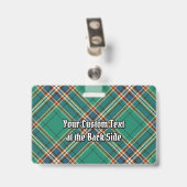 Clan MacFarlane Oude Jacht Tartan Badge (Achterkant met clip)