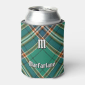 Clan MacFarlane Oude Jacht Tartan Blikjeskoeler (Blikje Voorkant)