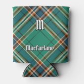 Clan MacFarlane Oude Jacht Tartan Blikjeskoeler (Voorkant)