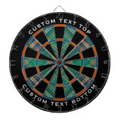 Clan MacFarlane Oude Jacht Tartan Dartbord (Voorkant)