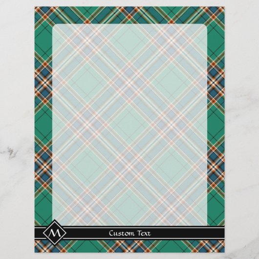 Clan MacFarlane Oude Jacht Tartan Flyer (Voorkant)