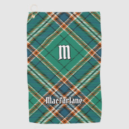 Clan MacFarlane Oude Jacht Tartan Golfhanddoek
