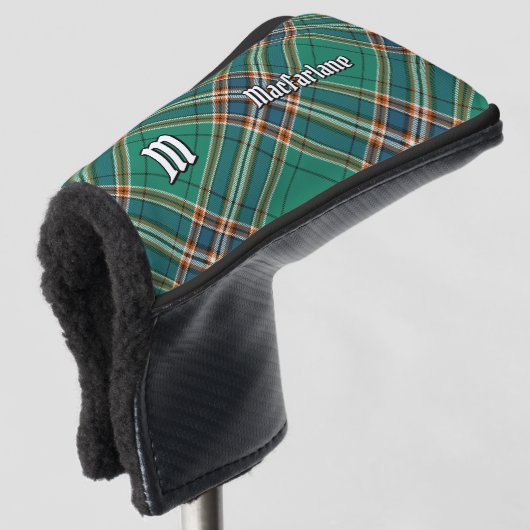 Clan MacFarlane Oude Jacht Tartan Golfheadcover (3/4 voorkant)