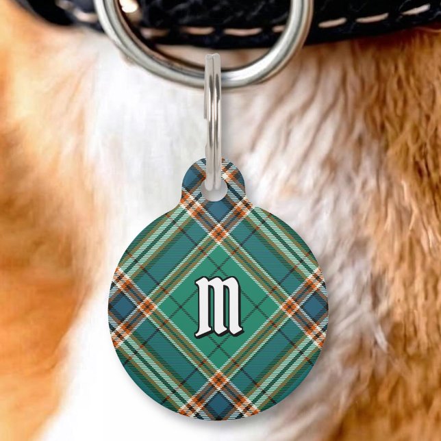 Clan MacFarlane Oude Jacht Tartan Huisdierpenning (Creator heeft geüpload)