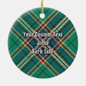 Clan MacFarlane Oude Jacht Tartan Keramisch Ornament (Achterkant)