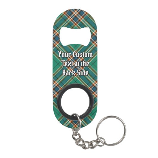 Clan MacFarlane Oude Jacht Tartan Mini Flessenopener (Achterkant)