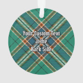Clan MacFarlane Oude Jacht Tartan Ornament (achterkant)