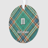 Clan MacFarlane Oude Jacht Tartan Ornament (voorkant)