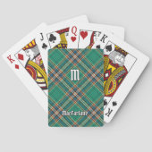 Clan MacFarlane Oude Jacht Tartan Pokerkaarten (Achterkant)