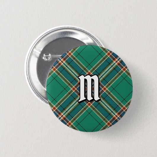 Clan MacFarlane Oude Jacht Tartan Ronde Button 5,7 Cm (Voorkant /achterkant)